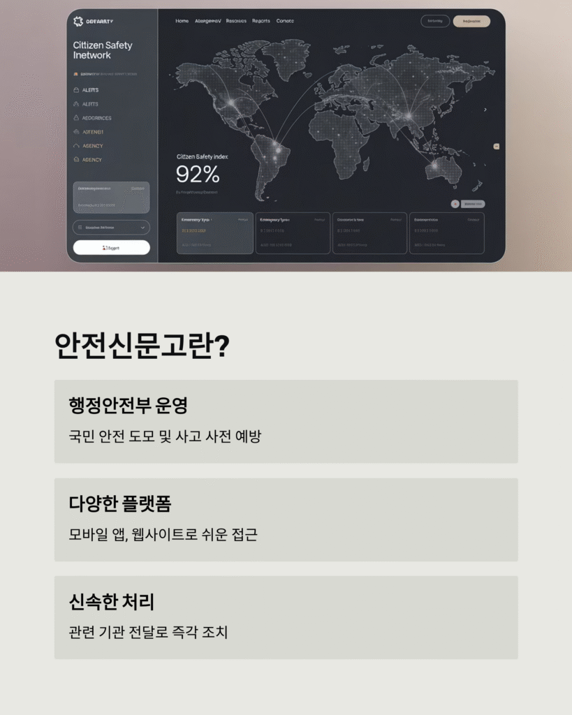 안전신문고 사용법과 신고 프로세스 안내
