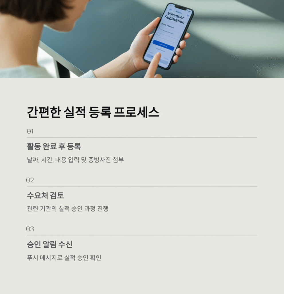 1365자원봉사 활동 승인 알림 시스템 소개