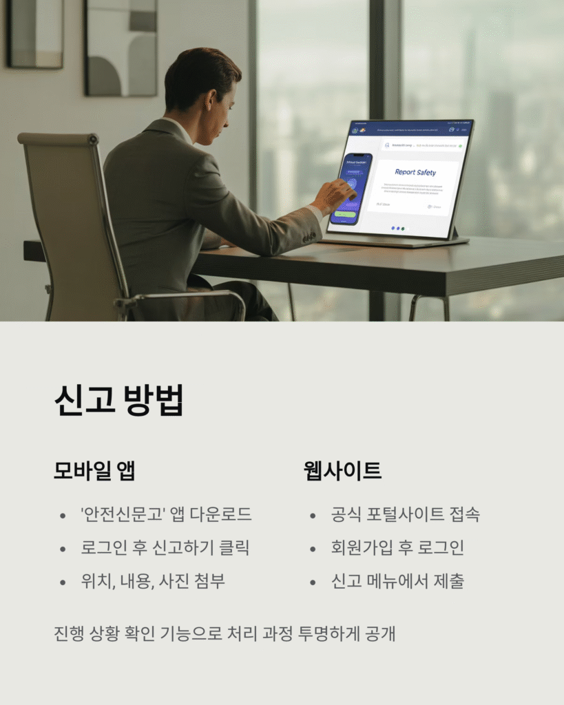 안전신문고 사용법과 신고 프로세스 안내