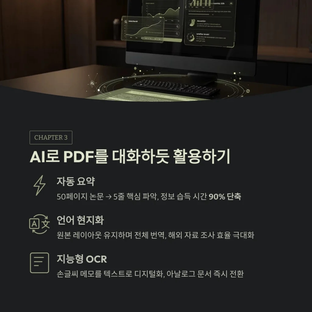 PDF 편집 및 변환 완벽 가이드: 2026년 필수 도구와 활용 팁 3 PDF 편집 AI로 PDF를 대화하듯 활용하기