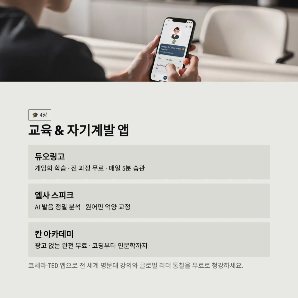 교육 & 자기계발 앱